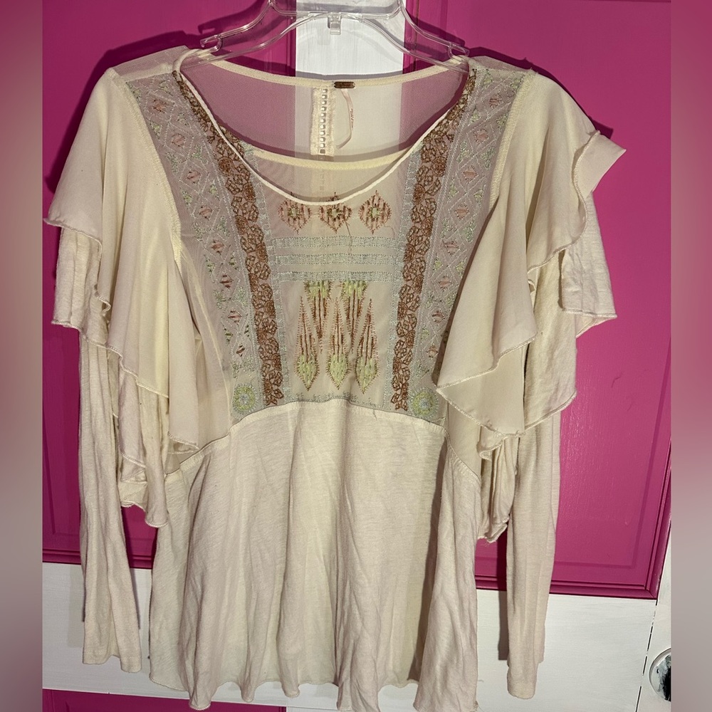 Free People Peasant blouse